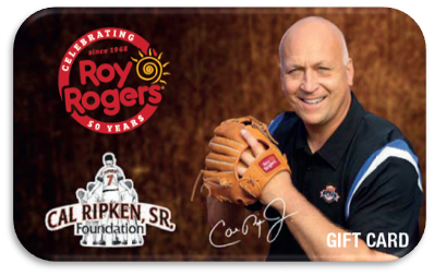 Roy Rogers® Issues New Cal Ripken, Jr. Gift Card