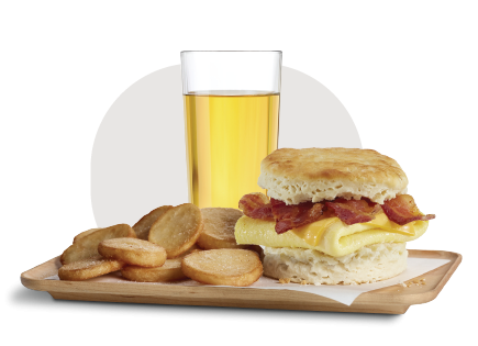 Bacon, Egg & Cheese Biscuit Sandwich